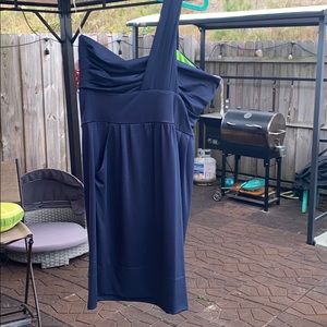 Gretchen Scott one shoulder dress